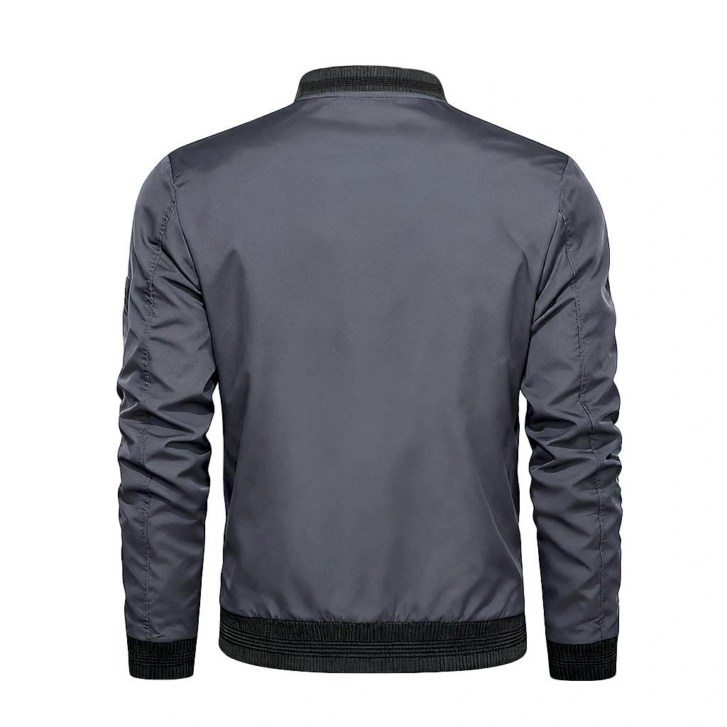 Мужские куртки, осенняя куртка-бомбер для мужчин, уличная бейсбольная куртка с воротником-стойкой, тонкая куртка на молнии для активного отдыха, мужское пальто