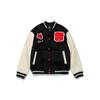 Rabbit Year Prosperity Collection Butterfly Rabbit Embroidered Loose Baseball Jacket Men Outerwear Black AJMT003-3