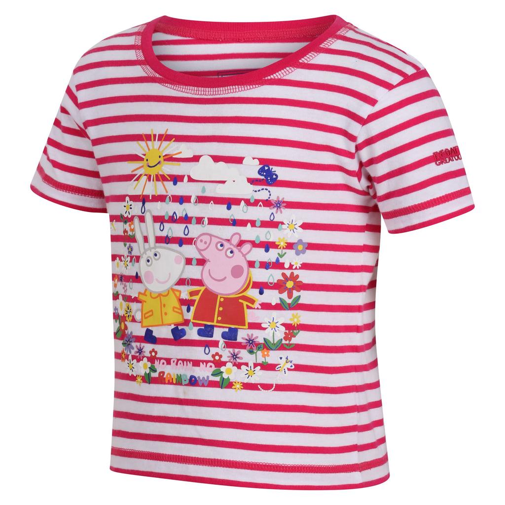 Regatta Childrens/Kids Peppa Pig Stripe T-Shirt