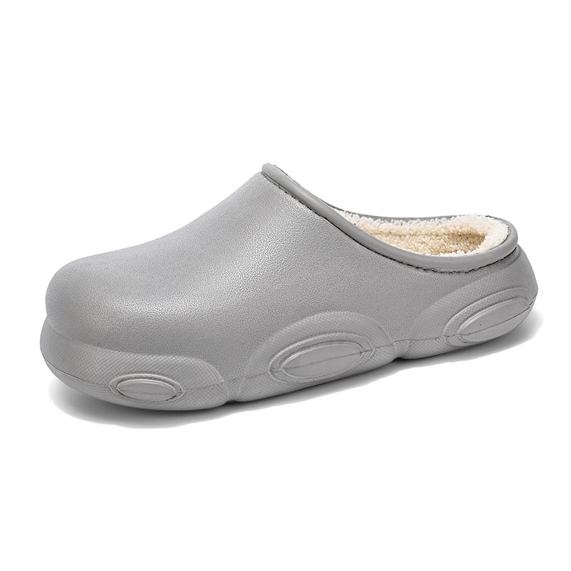 Парные хлопковые тапочки для женщин, зимние, толстые, водонепроницаемые, верхняя одежда, хлопковые тапочки, теплая домашняя мужская обувь