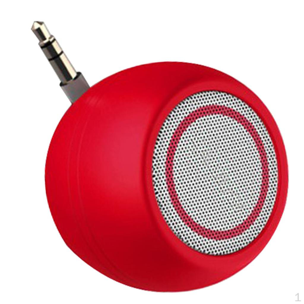 350mAh Mini Speaker 3.5mm Aux Input , 3W Loud Portable for Cellphone Tablet Laptop, Gift