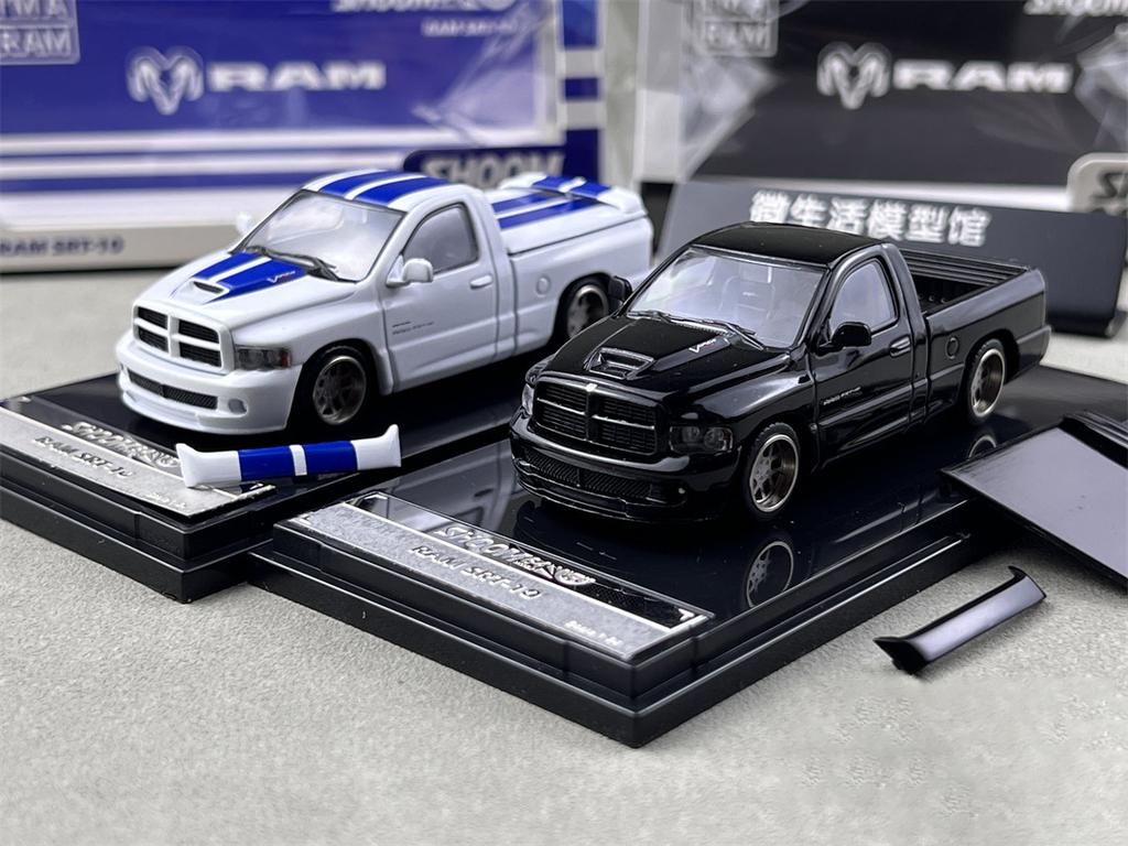 1:64 ГБ ОЗУ SRT-10 Пикап Сплав Автомобиль Литье под давлением и Игрушечные транспортные средства Модель автомобиля Миниатюрная масштабная модель Автомобильные игрушки Для детей