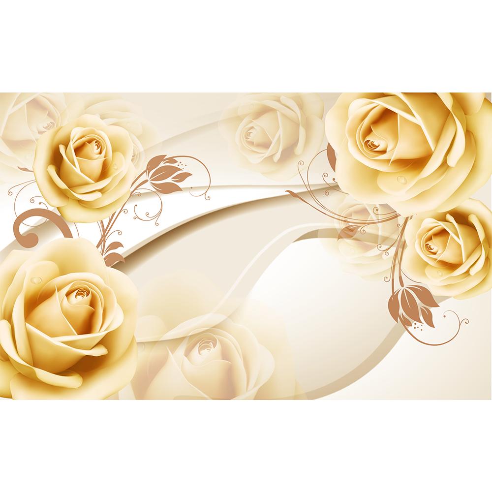 Цветочная фреска 3D рельефные обои с цветами Современные ювелирные изделия Фреска Гостиная Спальня Настенные росписи Домашний декор