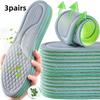 3pairs Unisex Memory Foam Orthopedic Insoles Deodorizing Insole For Shoes Sports Absorbs Sweat Soft Antibacterial Shoe Accessories