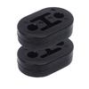 Lifting Towing Wheel Muffler Support Shock Absorber Automobile Universal Two Holes Exhaust Pipe Hanger Cushion Rubber Parts