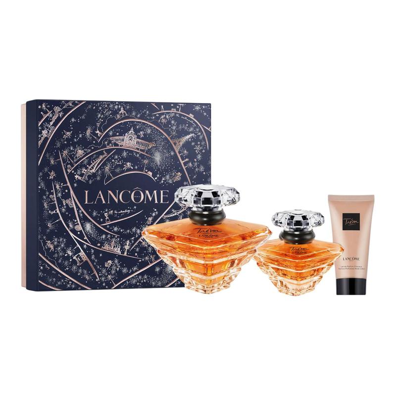 LANCÔME Рождественский Ограниченный Набор Парфюмерии для Женщин Brilliant Treasure Парфюм EDP Роза Ландыш 100мл+30мл+50мл