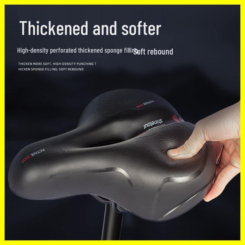 Super Soft Shock-Absorbing Mountain Bike Seat Cushion with Breathable Hollow Design