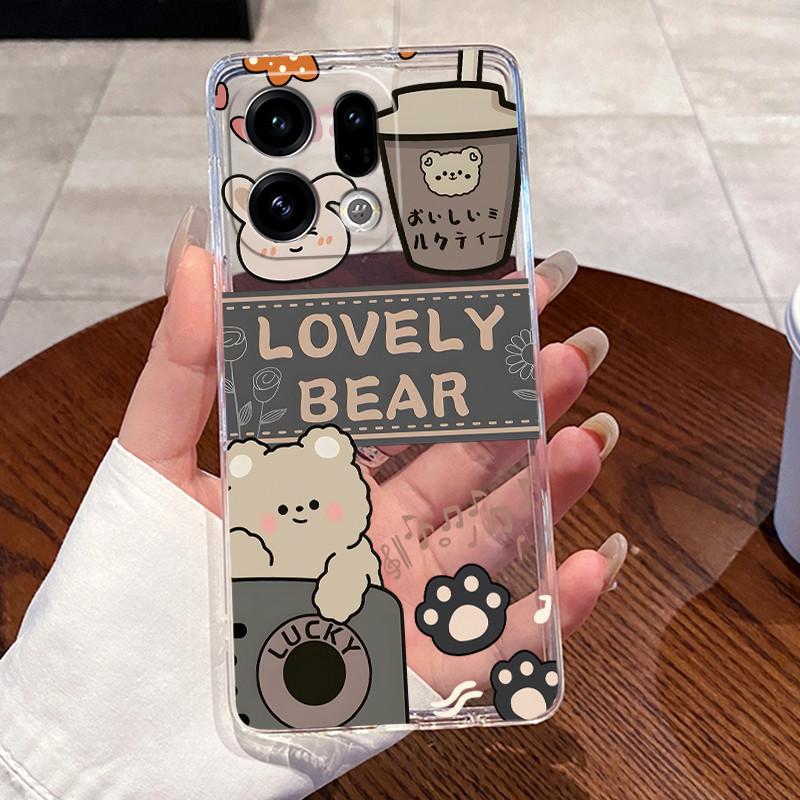 Casing For OPPO Find X9 / Find X9 Pro 5G Case Clear Soft Aesthetic Fashion Cute Cat Back Cover Transparent Silicone Phone Cases