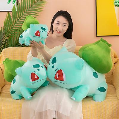 Новые оригинальные плюшевые игрушки Pokemon Bulbasaur, симпатичные плюшевые игрушки Bulbasaur 25 см, мягкая игрушка Squirtle, подарки для детей