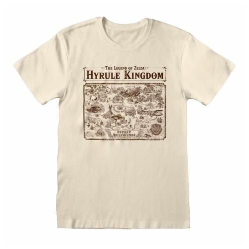 Легенда о Зельде Унисекс Взрослая Футболка Карта Хайрула