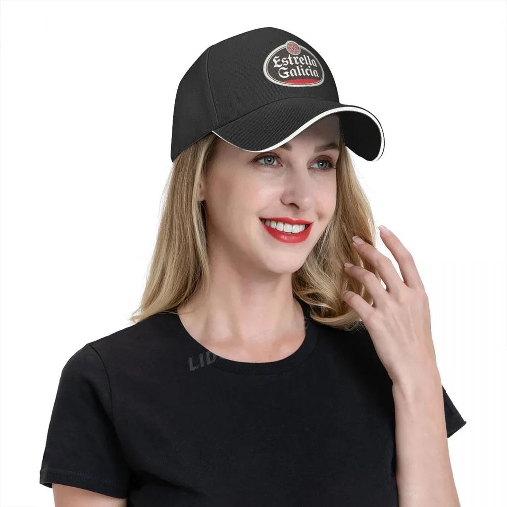 Estrella Galicia Beer Spain бейсболка шляпа лето черный весна Casquette мальчики однотонный цвет рыба женщины хип-хоп