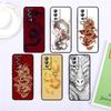 The Year Of The Loong For Xiaomi Redmi 9A 9C 9AT 10C 9 9T 10 12C 13C 8 12 K60 A1 K50 K40 5G Black Funda Phone Case