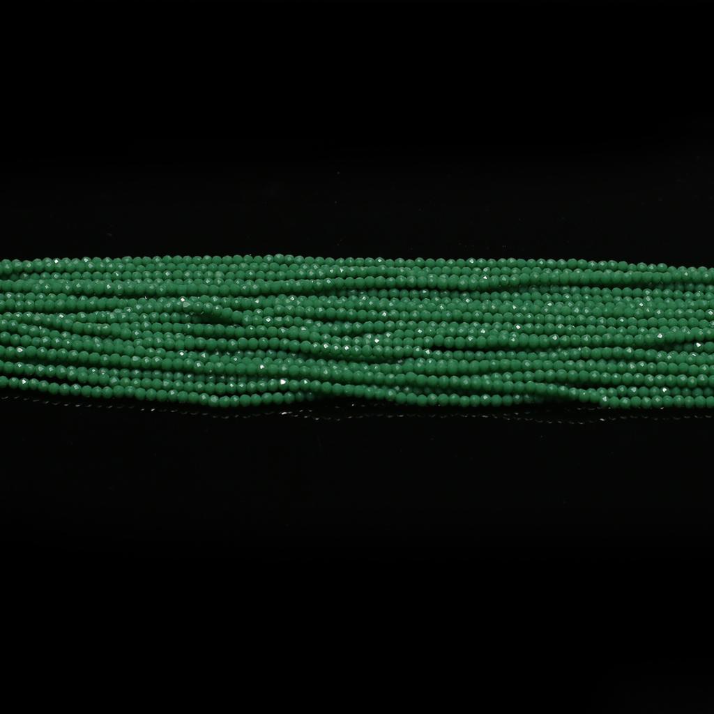 10 ниток, лечебные бусины из натурального камня, зеленая шпинель, 3 мм, круглые, свободные, разделительные бусины для самостоятельного изготовления ювелирных изделий, ожерелья, браслета, ко Дню Святого Патрика, 38 см