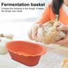 2Pcs Silicone Bread Proofing Basket Round Oval Sourdough Bread Making Banneton Heat Resistant Large Capacity Collapsible