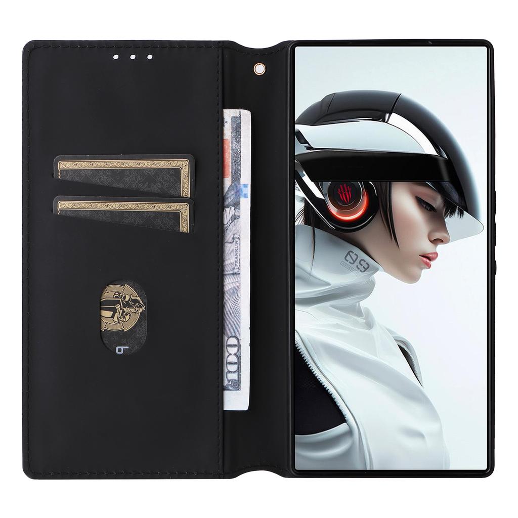 For ZTE Nubia Red Magic 9 Pro+ 5G/Red Magic 9 Pro 5G Case Phone Stand Magnetic Phone Cover