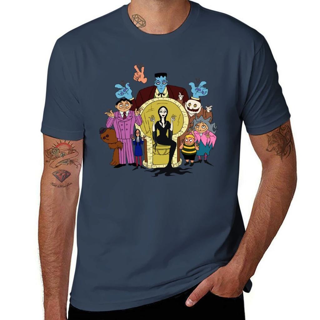 The Adams Family Cartoon Hb Tshirt Anime T Shirts Oversize T Shirt For Unisex Unisex Tshirt Tshirt