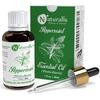 Naturalis Peppermint Essential Oil - Pure Therapeutic Grade Peppermint Oil For Hair, Skin Care, Steaming, Diffuser - 30Ml