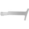 Qiilu Hood Release Handle, Hood Release Pull Handle Billet Aluminium Alloy for R32 MK4 2004 (Silver)