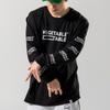 VEGETABLE TABLE [Big Size] 9 Logo Loose Fit Long Sleeve T-Shirt Black