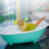 Parrot Bath Tub Toy Bird Pet Supplies Play House Bathroom Accessories