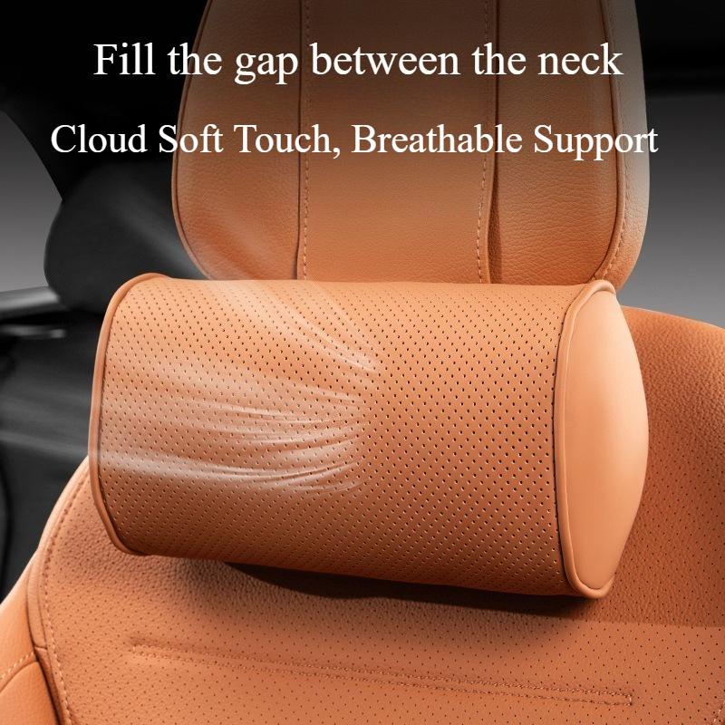 Car Headrest And Lumbar Cushion S-Grade Bio Cotton Neck Protection Pillow Suitable for Car Seat Accessories