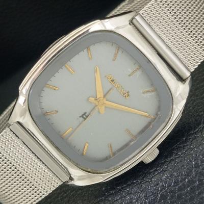 ВИНТАЖНЫЕ МУЖСКИЕ ЧАСЫ ALLWYN С РУЧНЫМ ЗАВОДОМ 6300A INDIA ОРИГИНАЛЬНЫЙ ЦИФЕРБЛАТ a704001-1