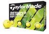TaylorMade Distance+Soft YLW Matte 12P N0802101 Yellow