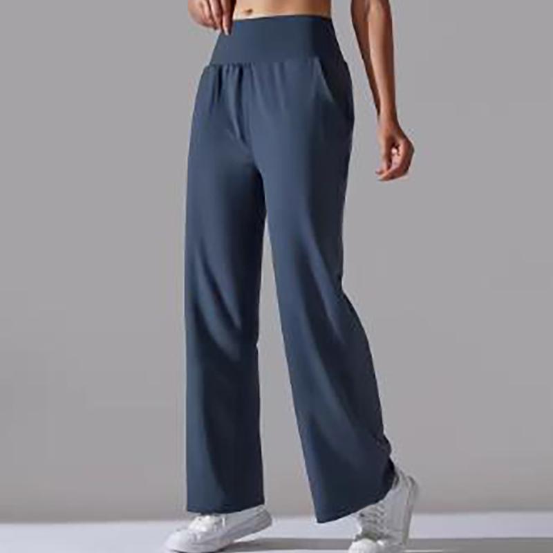 Women Yoga Loose Pants High Strentchy Full Length Sportswear Fashion