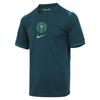 SS25 Sports Casual Comfortable Soft Skin-Friendly Short Sleeve T-Shirt Men Tops Dark-Green FZ9026-483