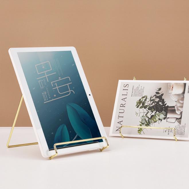 Геометрический кованый железный настольный органайзер для хранения и подставка для демонстрации