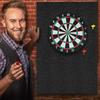 Защита стены для дартс-доски, войлочные настенные плитки, защита для дартс-доски, большая задняя панель с профессиональным дизайном для офисов, на улице