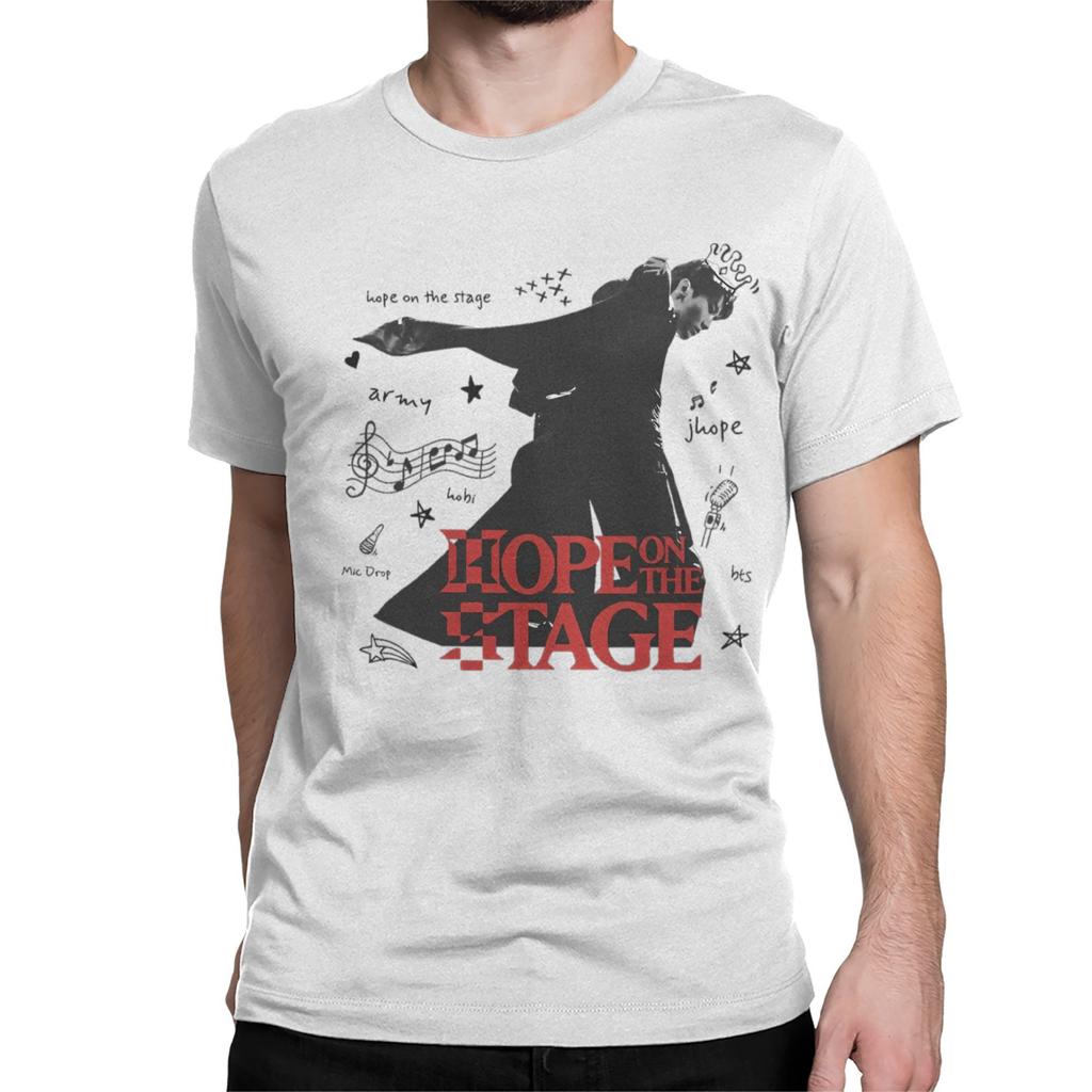 Футболки Hope on the Stage Tour для мужчин и женщин Хлопок Винтажные Футболки с круглым вырезом Футболка с коротким рукавом Одежда 4XL 5XL