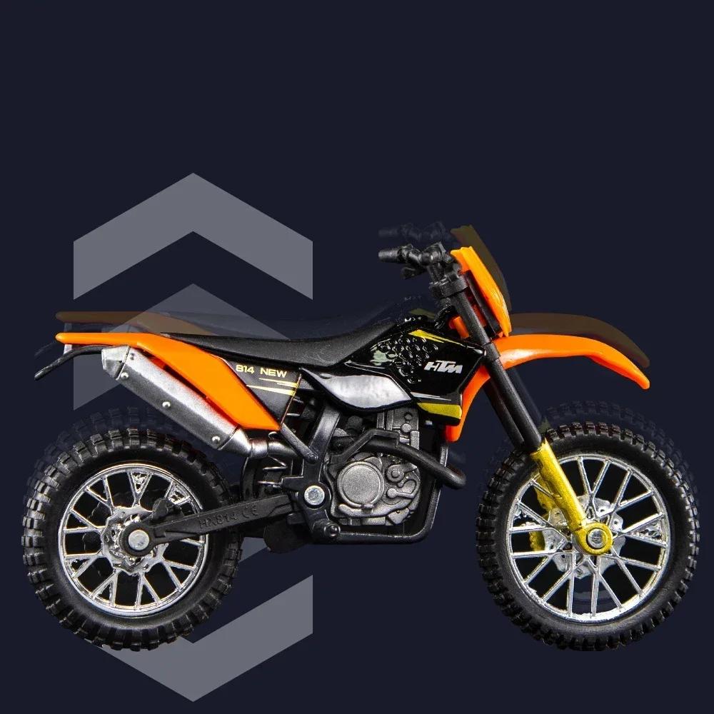 450 SX-F Сплав Фигурка мотоцикла 1:18 Металлических Моделей Портативный Гоночный Пальцевой Мотоцикл Симулятор Набор Игрушек Для Детей