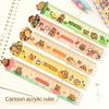 Capybara Ruler Straight Ruler Measure Tool Can Draw Wavy Lines Students Geometry Maths Drawing Stationery School Office Supplies