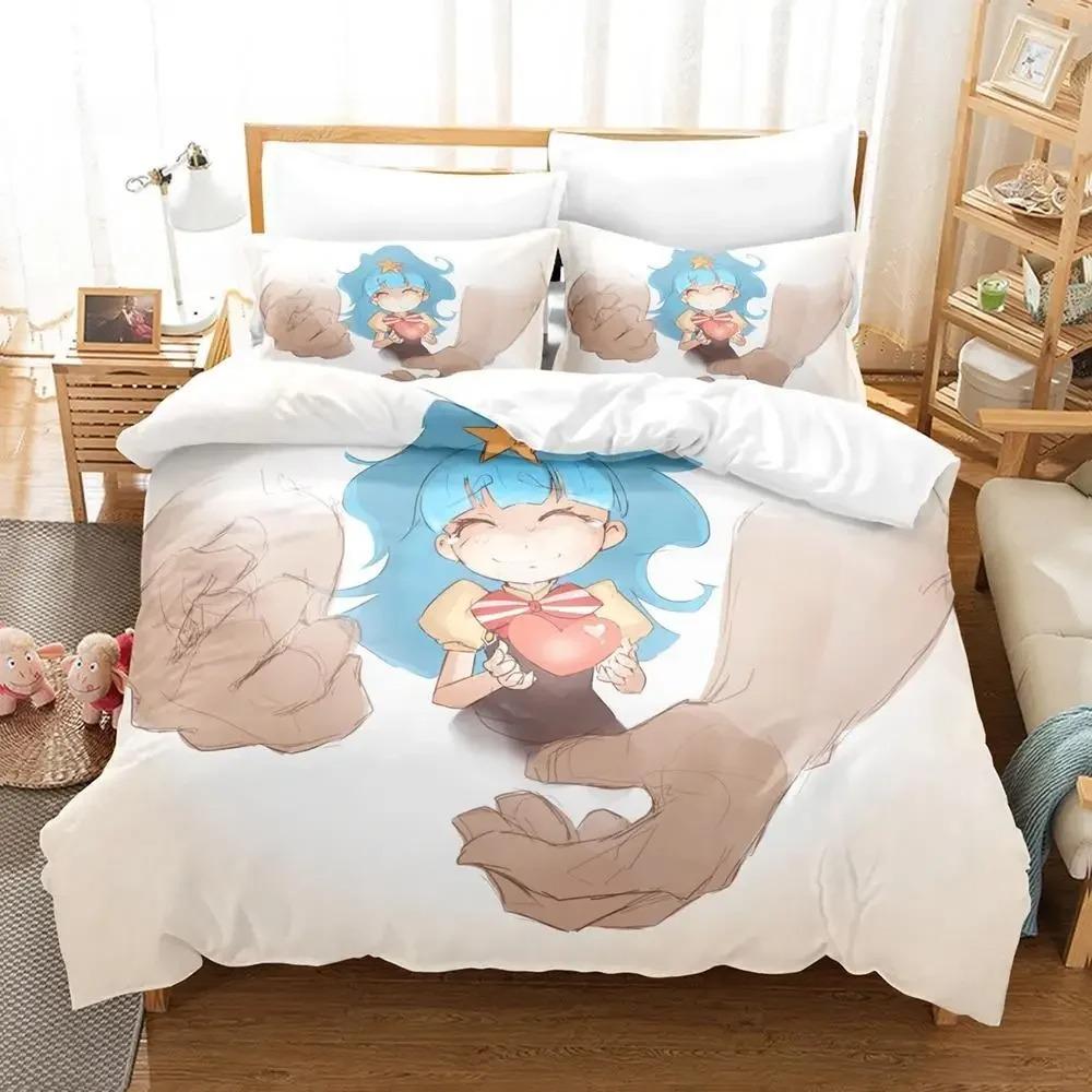 Anime Zombie Land Saga Bedding CollectionDuvet Cover Comforter Bed Collection Quilt Cover PillowcaseKing Queen Twin Size Boys Girls Adultse
