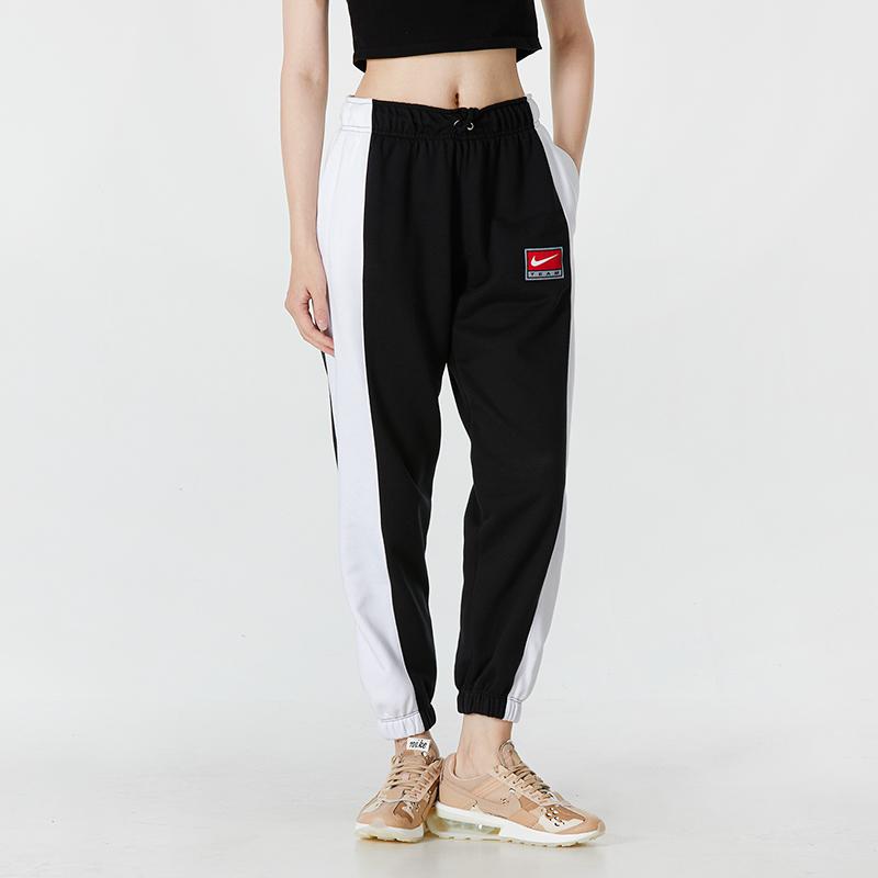 Nike Флисовые брюки Nsw Team, спортивные повседневные женские брюки черного цвета DQ6604-010