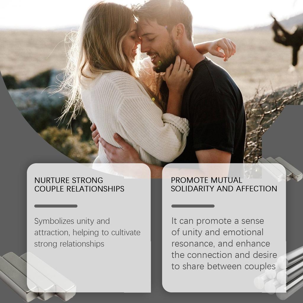 Couple Bracelet His And Her Bracelet Heart-shaped Matching Bracelet Long-distance Relationship Anniversary Gifts Couple's Jewelry (1 Pair)