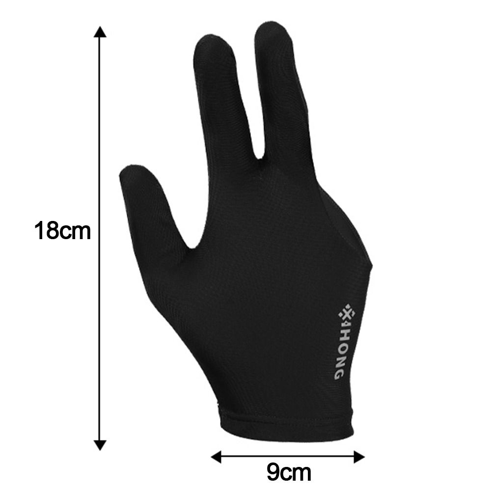 Дышащие перчатки для снукера, перчатка на три пальца для левой/правой руки, переносная перчатка для бильярда