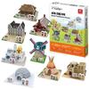 Paper Rock World Traditional House 3D Puzzle, популярные корейские головоломки
