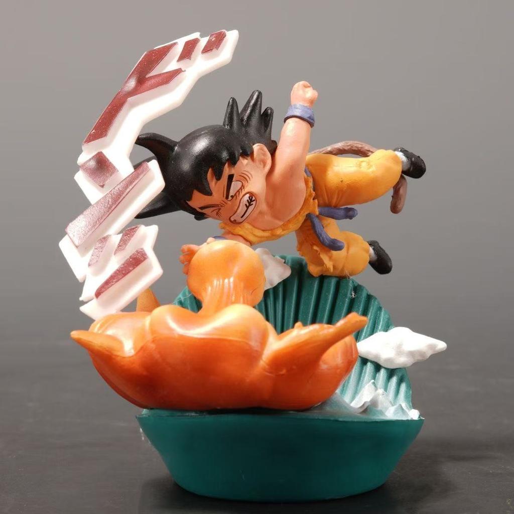 Аниме Dragon Ball Гоку Дает Молоко Гоку Клин Веджета Фриза ПВХ Модель Статуя Коллекция Украшение Игрушки Подарок
