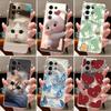 For Itel S25 Ultra (S686LN) Case ITEL S25 (S685LN) Cases Clear Silicone Coque Soft TPU Back Cover Cute Rabbit Cat Phone Case