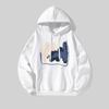 Men and Women for Spring Autumn Fashion Casual Hooded Sweatshirt Fashion Simple Loose Breathable Print Hoodie