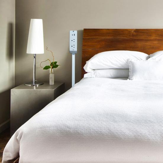 Удлинитель электрических розеток с розетками USB-A/USB-C/AC, регулируемый, вращающийся, портативный, подключаемый удлинитель розеток