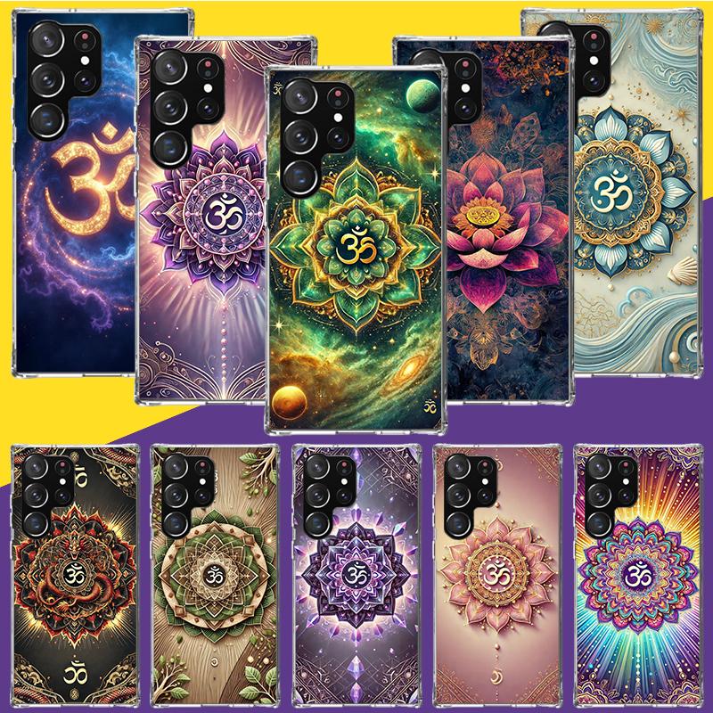 Чехол для телефона Mandala Chakra Insist Yoga для Samsung Galaxy S26 S25 Edge S24 S23 FE S22 Ultra S21 Plus S20 + Fundas Cover Coque Gal