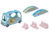 Sylvanian Families Kindergarten Vehicle Kindergarten ST Mark Certification For Ages 3 and Up Toy Dollhouse Sylvanian Families EPOCH [Rainbow Bus] S-62