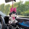 Новый милый подвеска-кот Люси для автомобиля, подвеска на зеркало заднего вида, подвеска для сумки, панда, домашние украшения, автомобильные аксессуары, декор салона