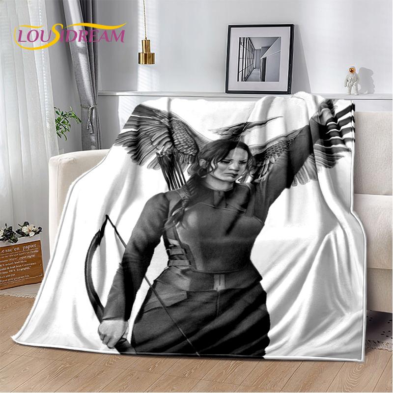 3D The Hunger Games Movie Archer Character Soft Flannel Blanket for Beds Bedroom Sofa Picnic,Throw Blanket for Cover Outdoors