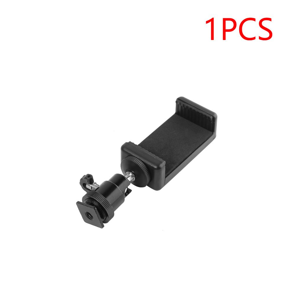 Универсальный держатель-клипса для мобильного телефона, крепление с винтом 1/4 дюйма и горячим башмаком, клипса для телефона, штатив, монопод, подставка для iPhone Samsung Xiaomi