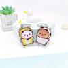 Animal Super Cute Couple Keychain Cartoon Cute Cartoon Bubu Dudu Key Chain  Car Keyring