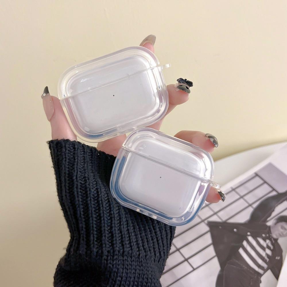Прозрачный чехол для наушников INS для AirPods 3 Pro, мягкий защитный чехол из ТПУ для AirPods 2, чехол против падения